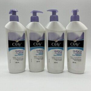 New 4 X Olay Quench Sensitive Fragrance Free Body Lotion 350ml Discontinued